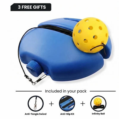 Solo Pickleball Trainer – Rebounder with Water-Fill Base