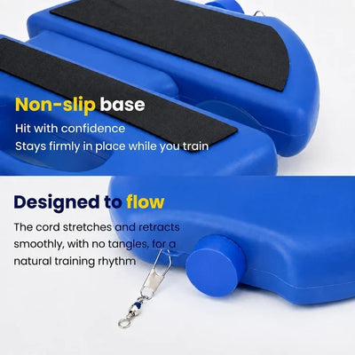Solo Pickleball Trainer – Rebounder with Water-Fill Base
