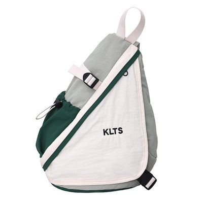 Sports Pickleball Sling Bag Backpack for Gear and Equipment, Waterproof Sport Backpack Holds Paddles, Two Balls, Squash ﻿