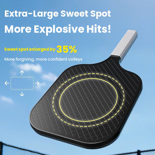 Pickleball Paddle – Enlarged Sweet Spot, Shock-Absorbing Non-Slip Grip, Lightweight 280g